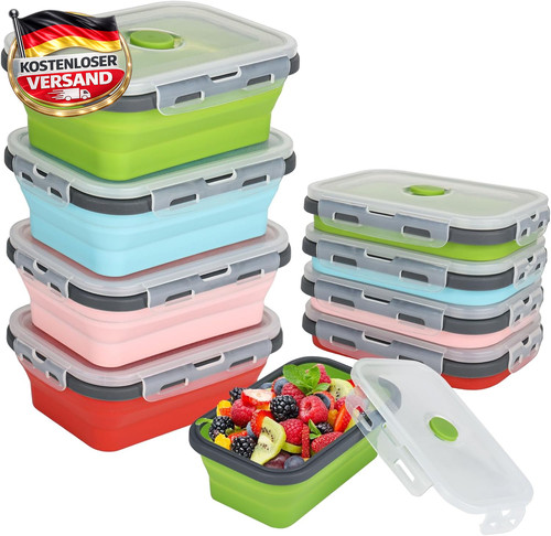 Faltbare lunchbox mit - lunchbox,